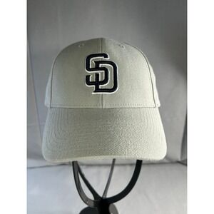 San Diego Padres 47 Brand Grey Hat Cap hook and loop adjustable One Size